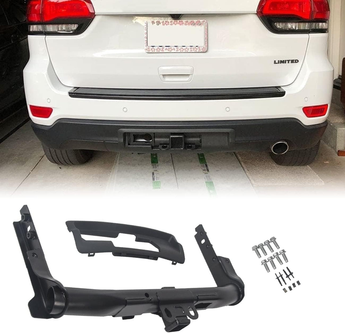 Trailer Hitch Receiver and Bezel P935