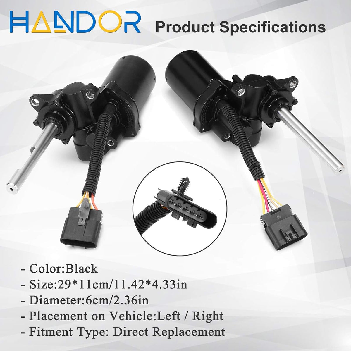 Pair Power Running Board Motor for Left & Right Side Without Bracket U42176