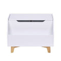 White Kids Toy Box with Storage and Bookcase T720