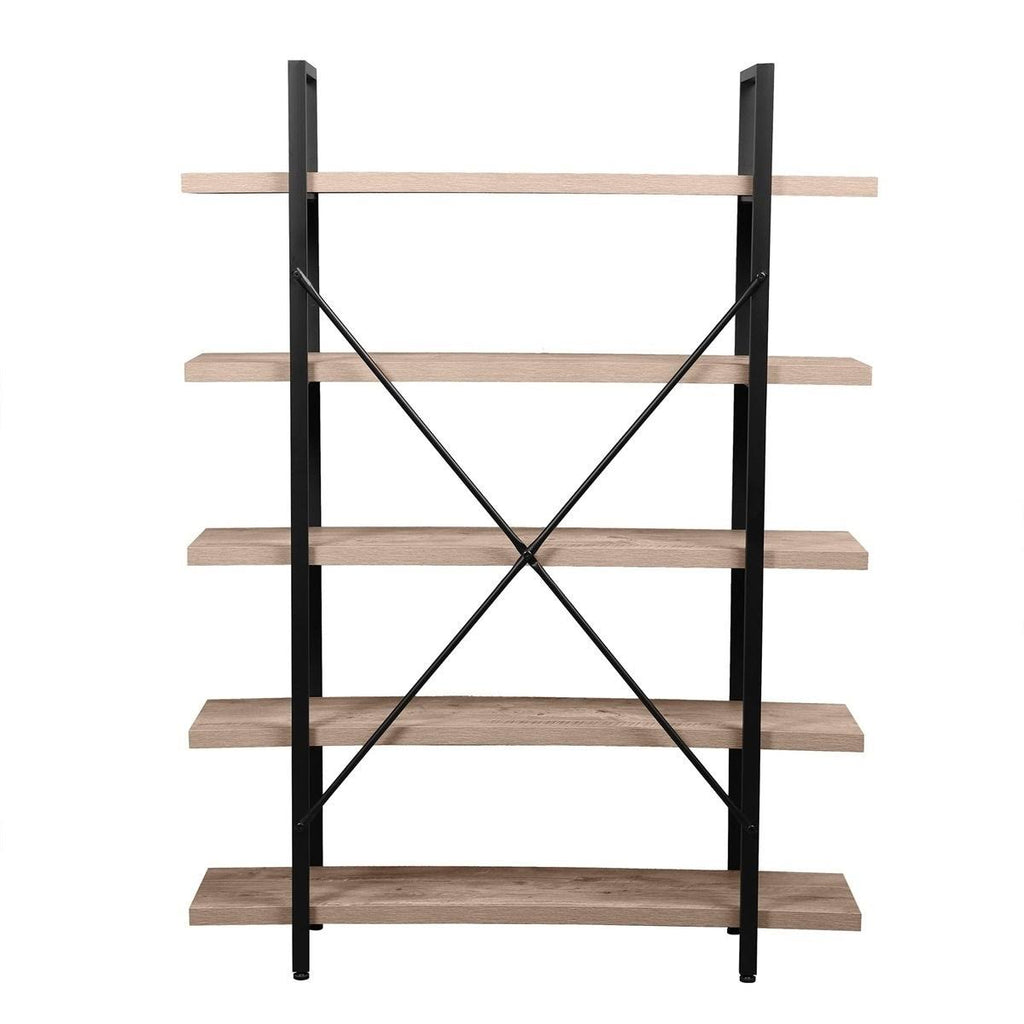 5-Tier Rustic Storage Bookshelf S560