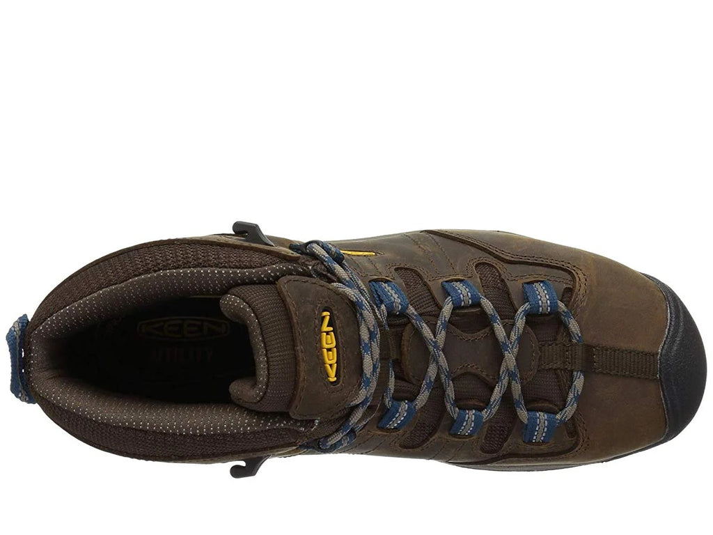 Cascade Brown/Orion Blue Steel Toe Waterproof Mid Work Boots K542093