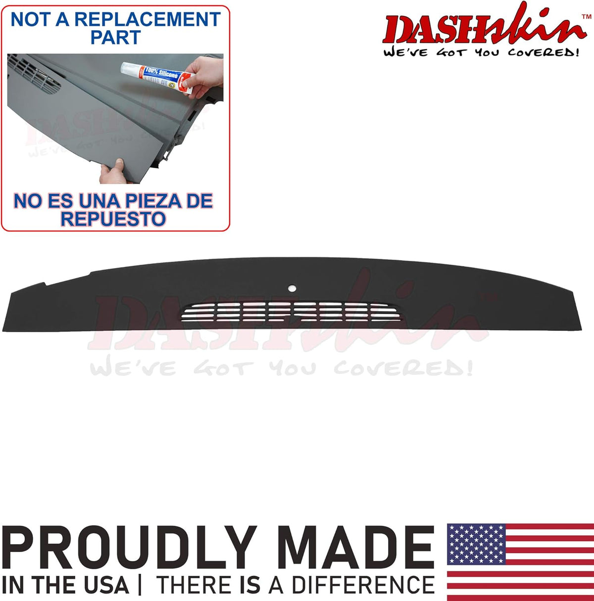 Molded Defrost Dash Cover for GM SUVs & Pickups in Cocoa Z6943