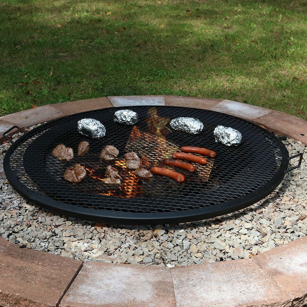 22-Inch Round Steel Fire Pit Cooking Grate R8141