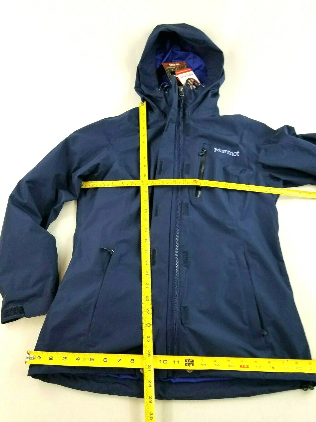 Navy Hooded Polartec 100 Women Jacket S741
