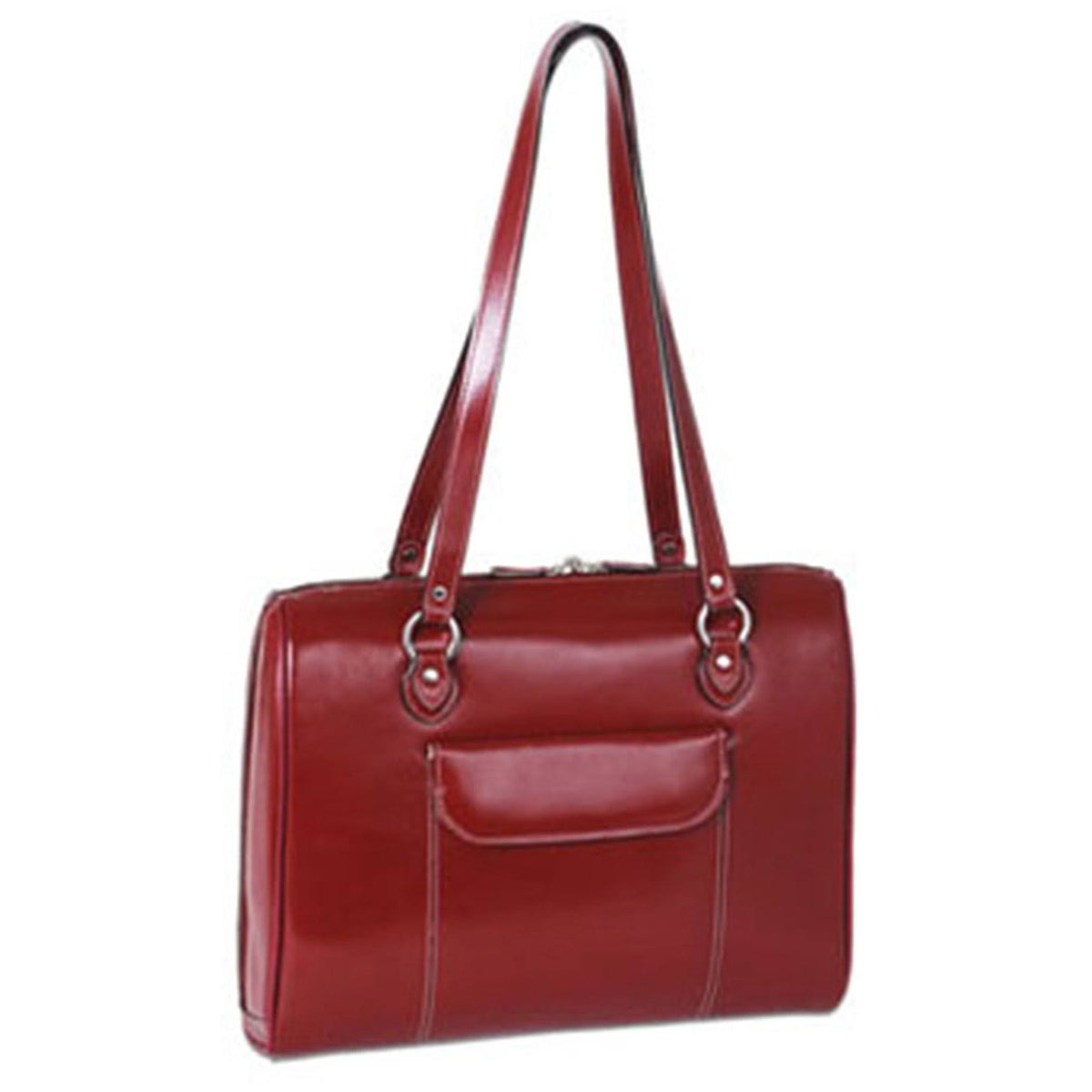 Red Leather Laptop Case 15.4in Y3261