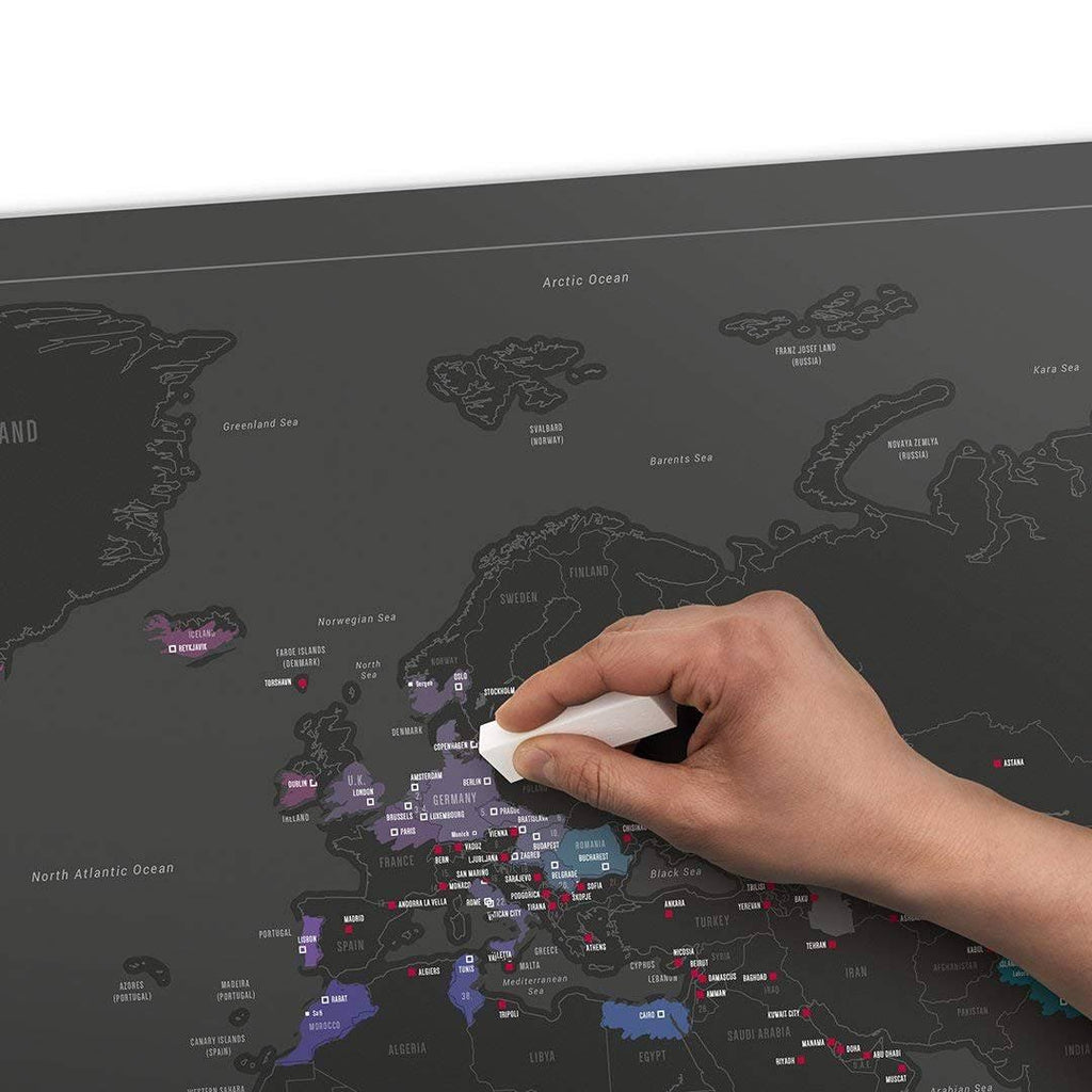 Scratch Map, Capitals Edition W53804