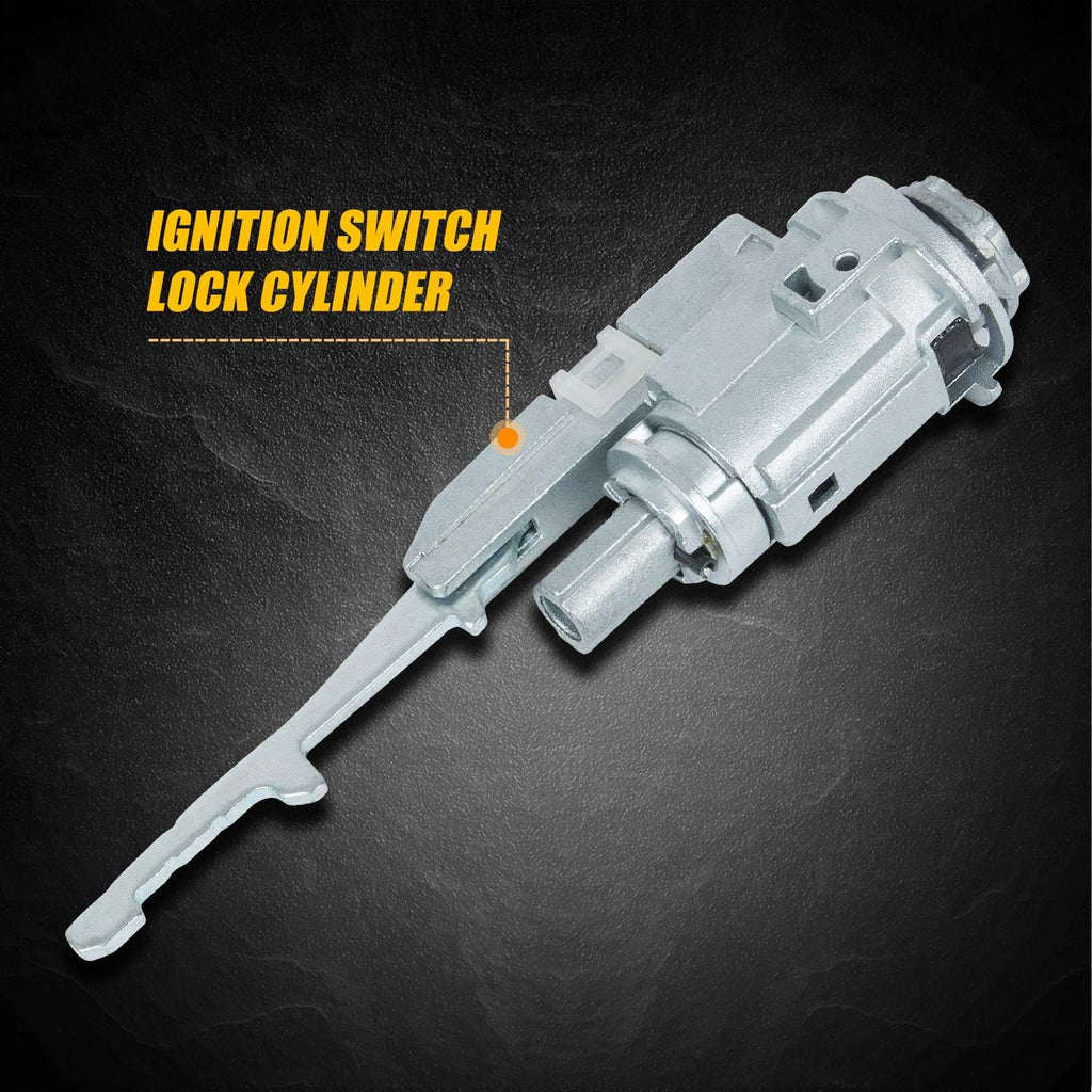 Ignition Switch Cylinder and 2 Door Lock Cylinders With 2 keys Pack of 2 Y214