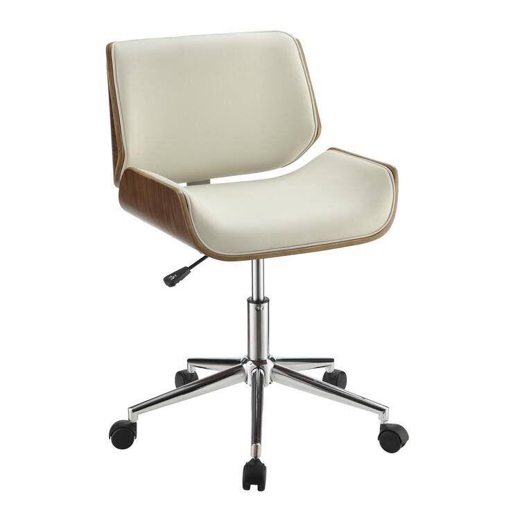 Black Faux Leather Office Chair N782054