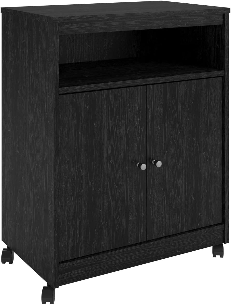 Black Oak Microwave Cart O884