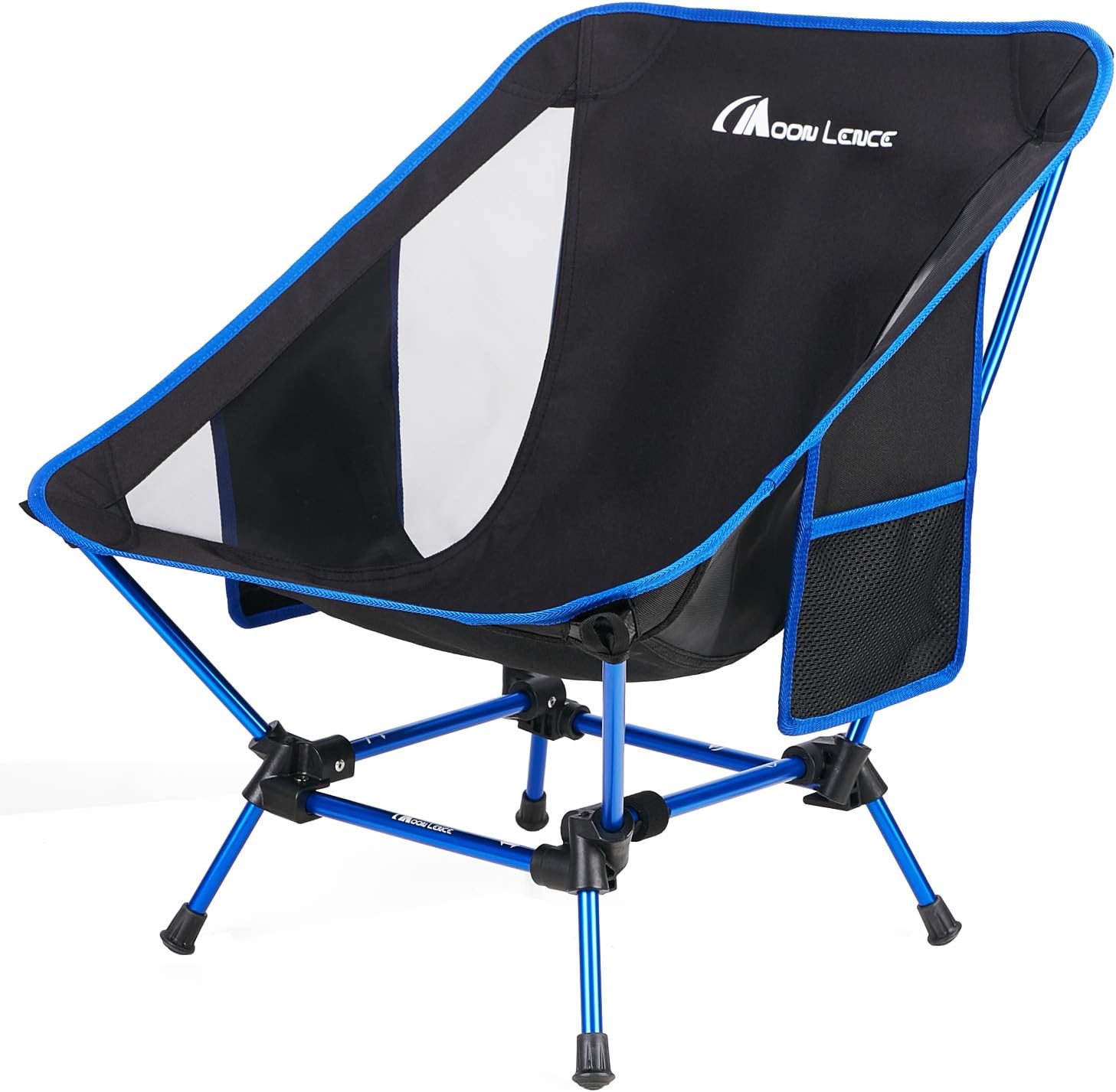 Compact Portable Folding Camping Chair with Side Pockets H520446