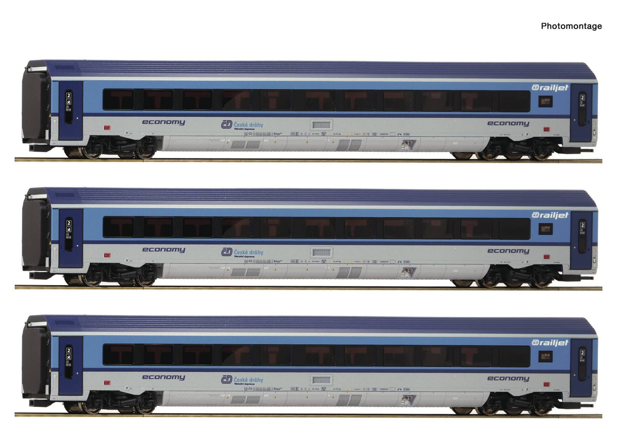 3 Piece Set Railjet B888