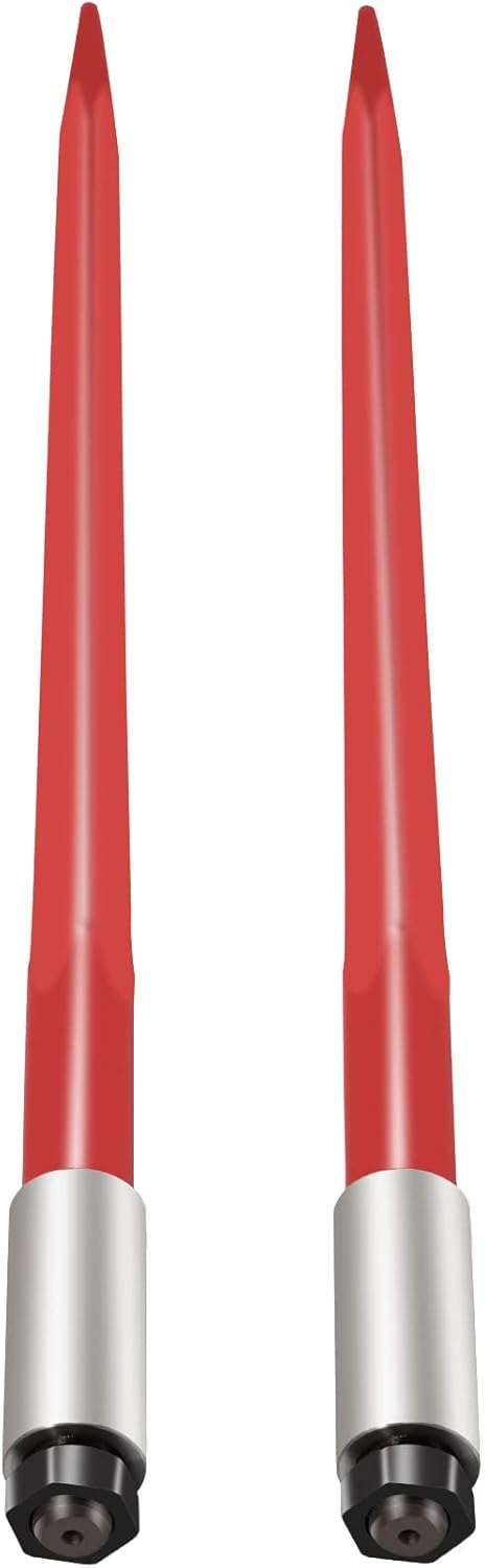 Hay Bale Spear 3000 lbs Capacity 1 3/4 inches Wide with Nut and Sleeve B46081