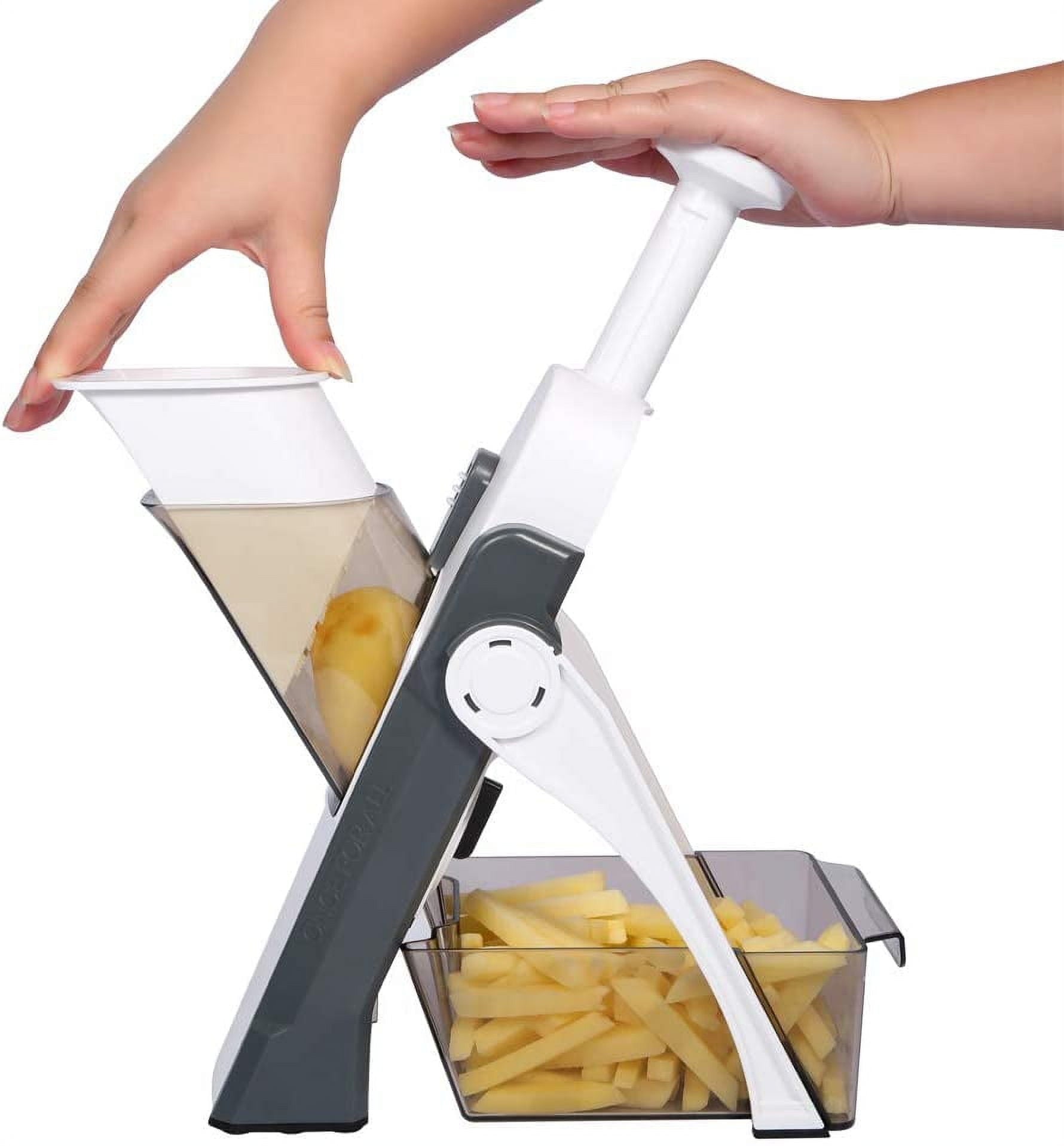 Black Stainless Steel Vegetable Chopper Slicer Dicer Cutter Z68120
