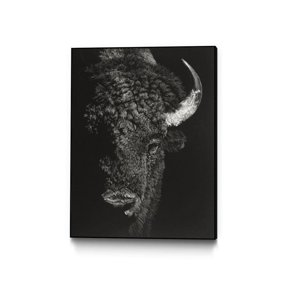 Framed Canvas Art Block - Tan S5866