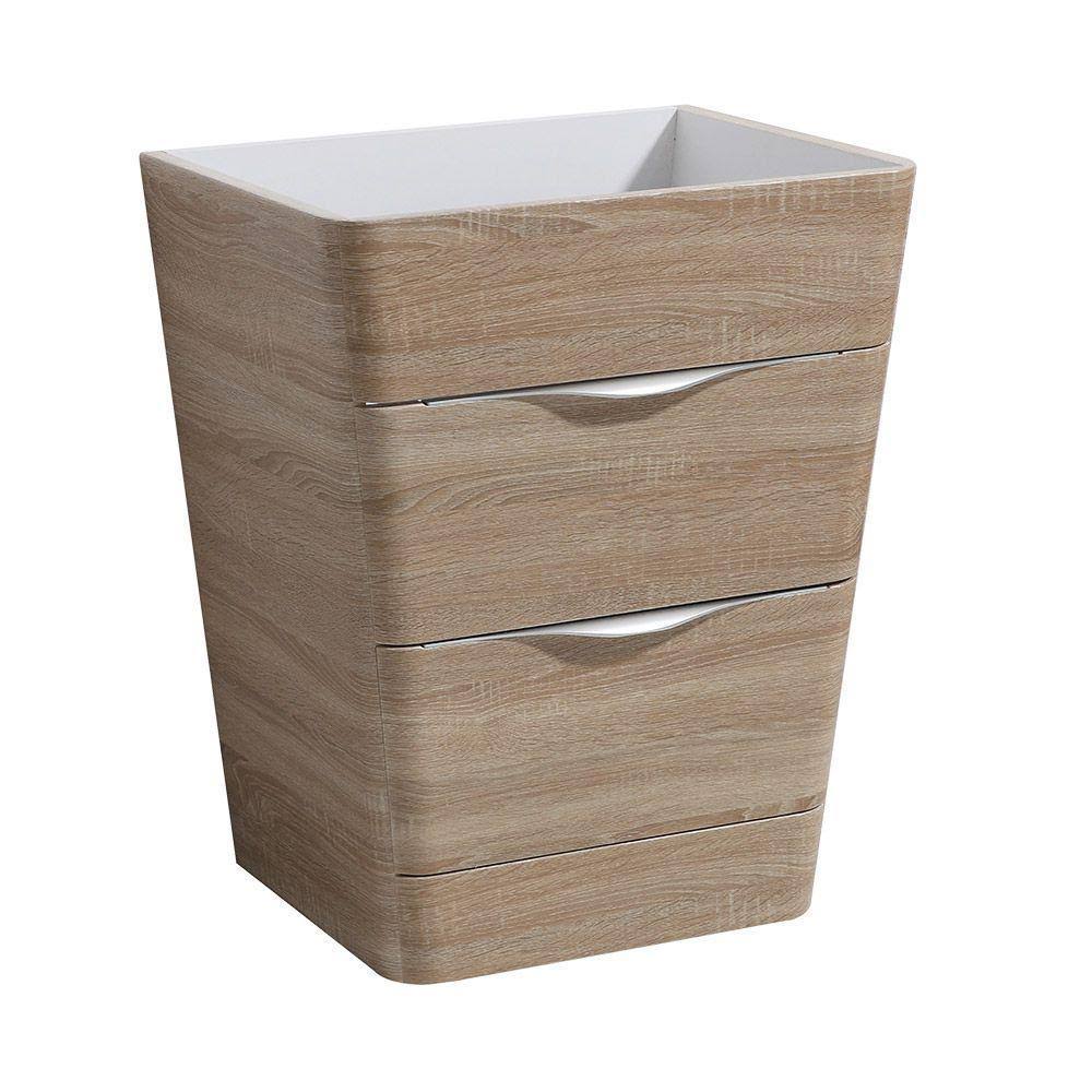 White Oak Bathroom Cabinet L2289