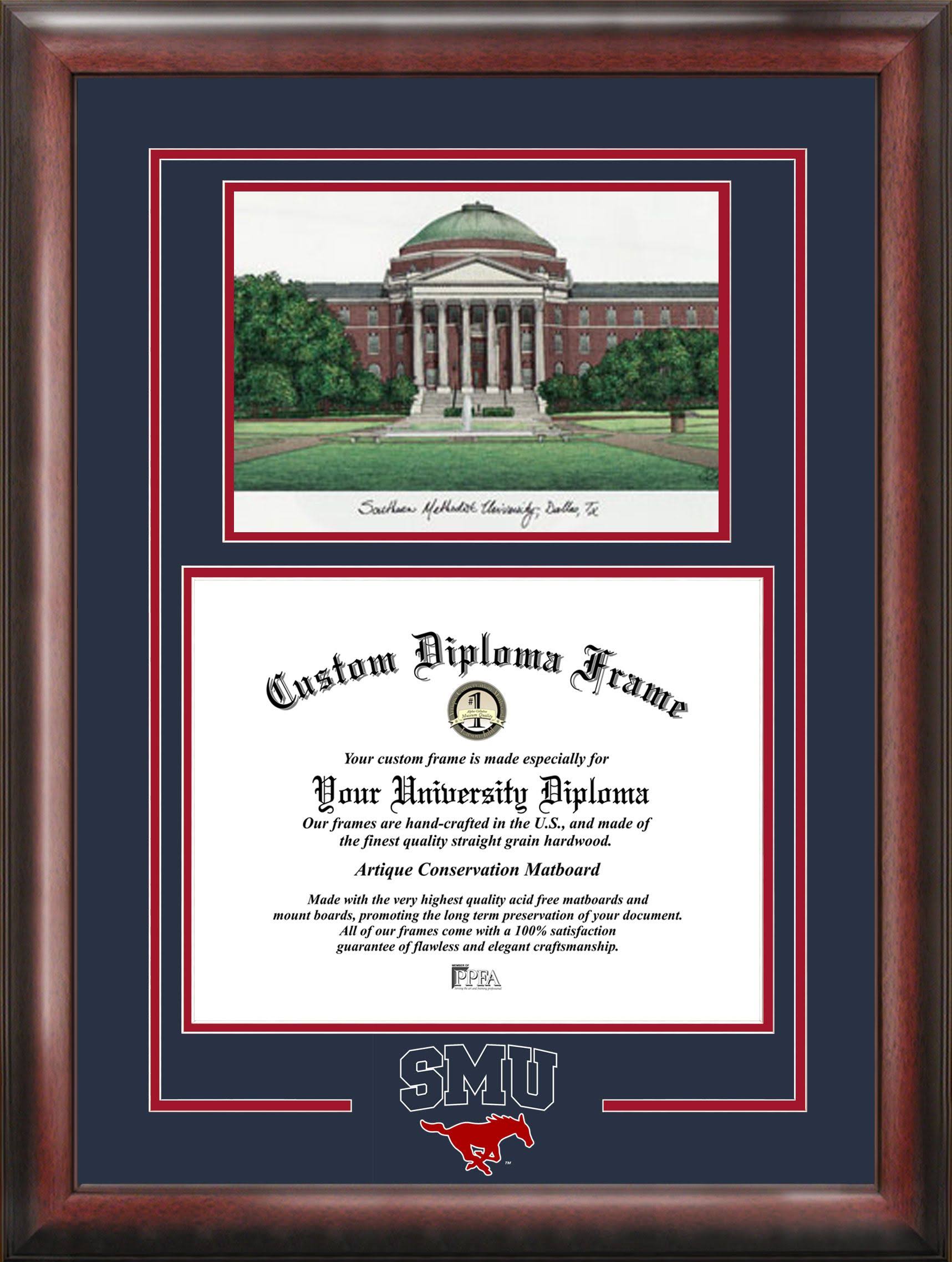 14 x 11 in. Satin Mahogany Spirit Graduate Frame M11286