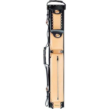 2x4 Black/Beige Billiard Cue Stick Carrying Case W1531