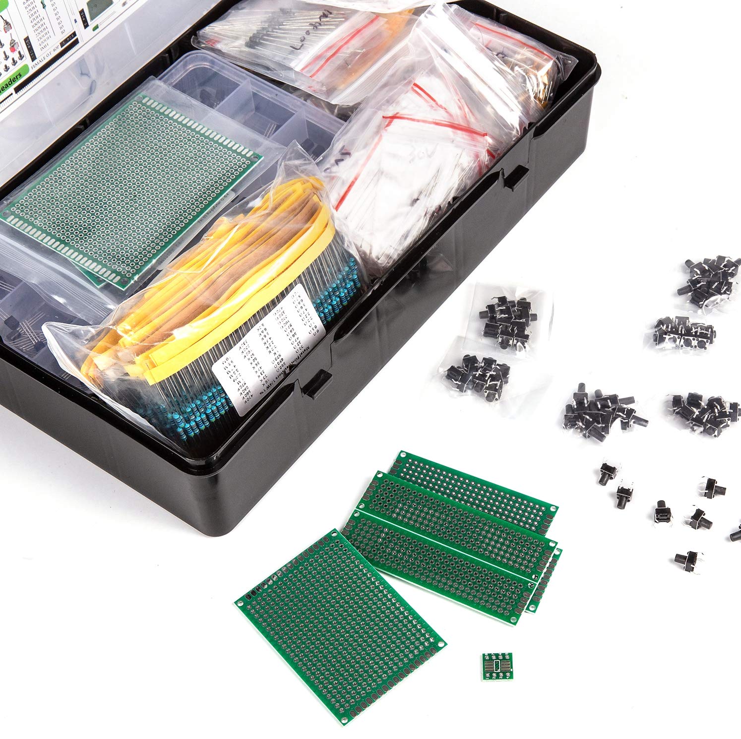 2200 pcs Electronic Component Assortment Kit E51677