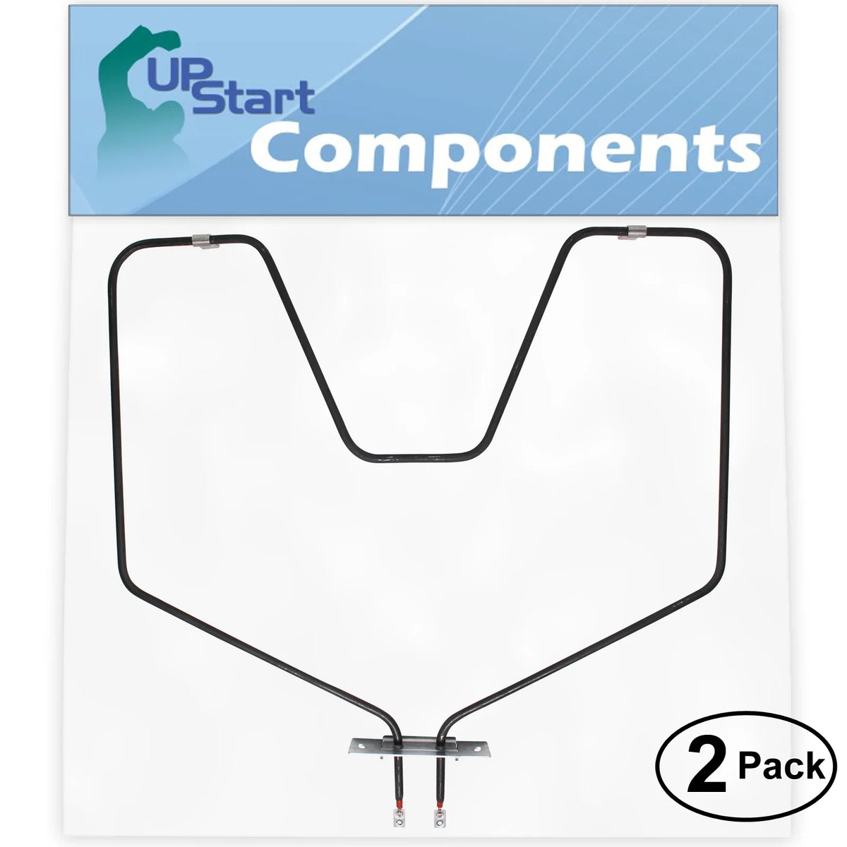 2-Pack Replacement Bake Element for General Electric Oven Z7369