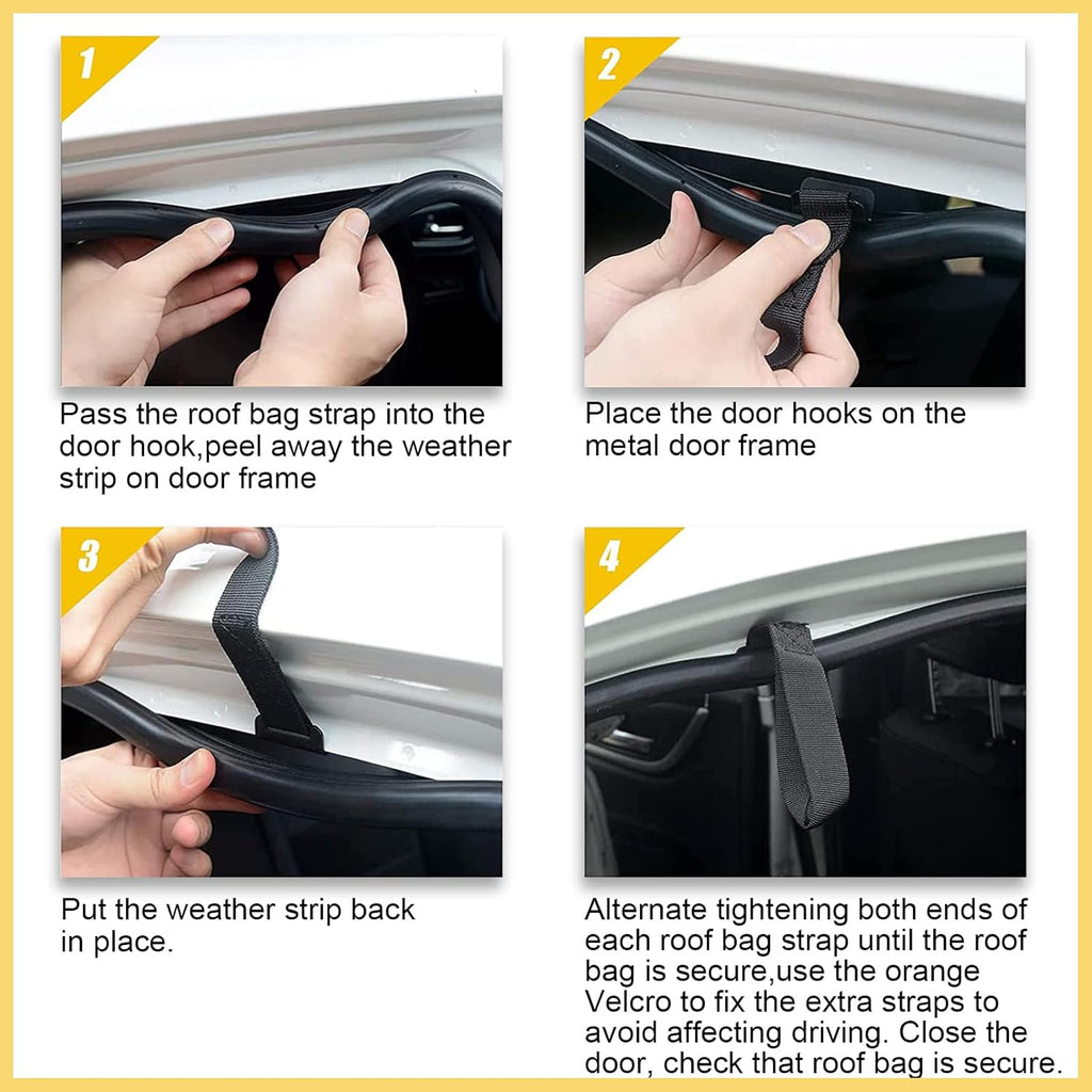 Car Rooftop Carrier Soft Cargo Box 20 Cubic Feet Waterproof Roof Bag with Reflective Strip W270