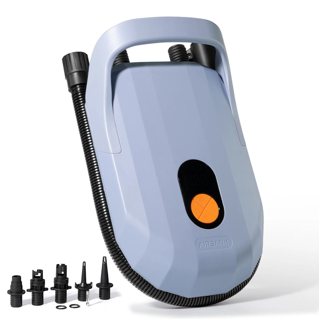 12v Portable Electric Inflator Pump With 5pcs Air Nozzles R702932