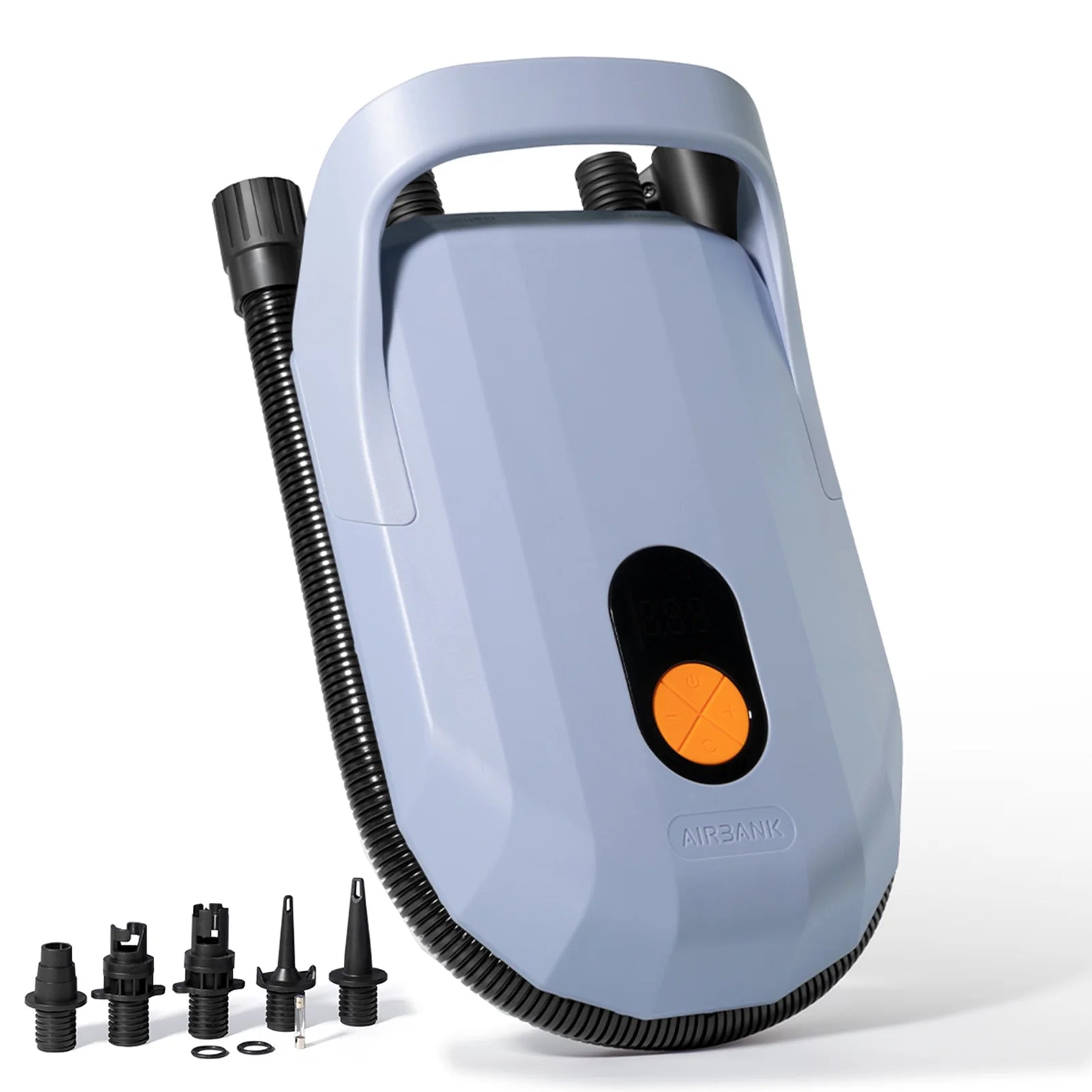 12v Portable Electric Inflator Pump With 5pcs Air Nozzles R702932