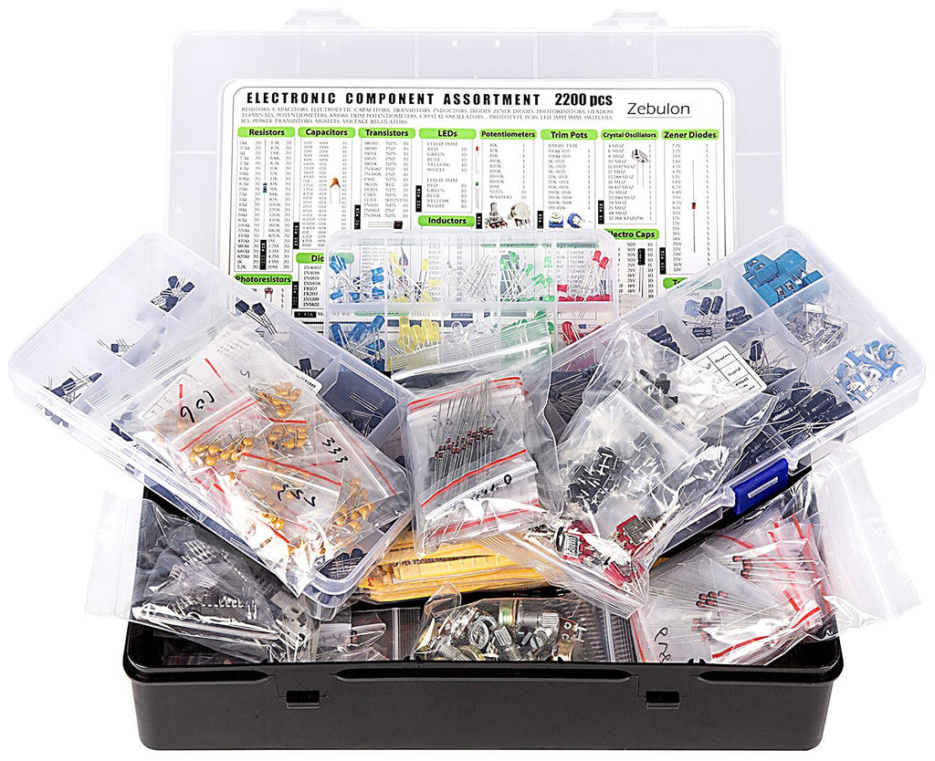 2200 pcs Electronic Component Assortment Kit E51677