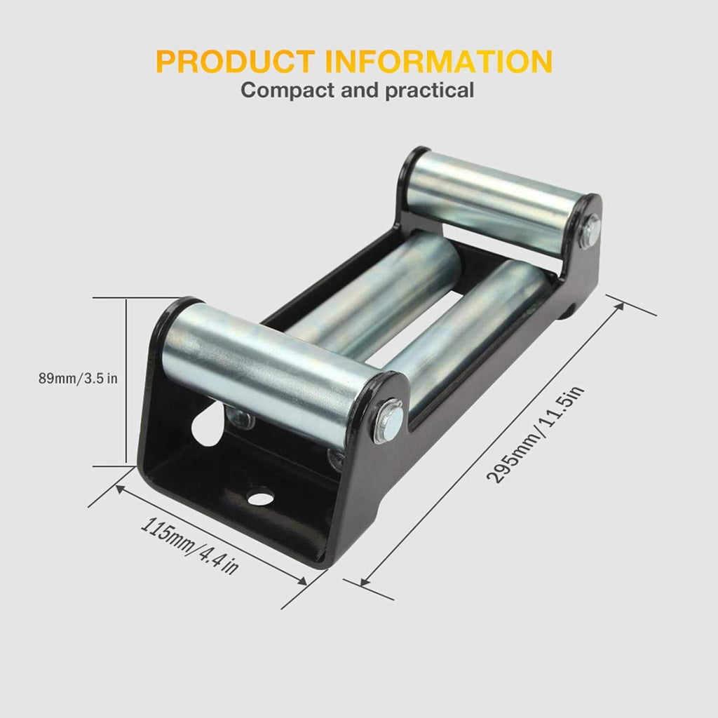 4-Way Roller Cable Guide with 10" Bolt Pattern, Pack of 2 J670