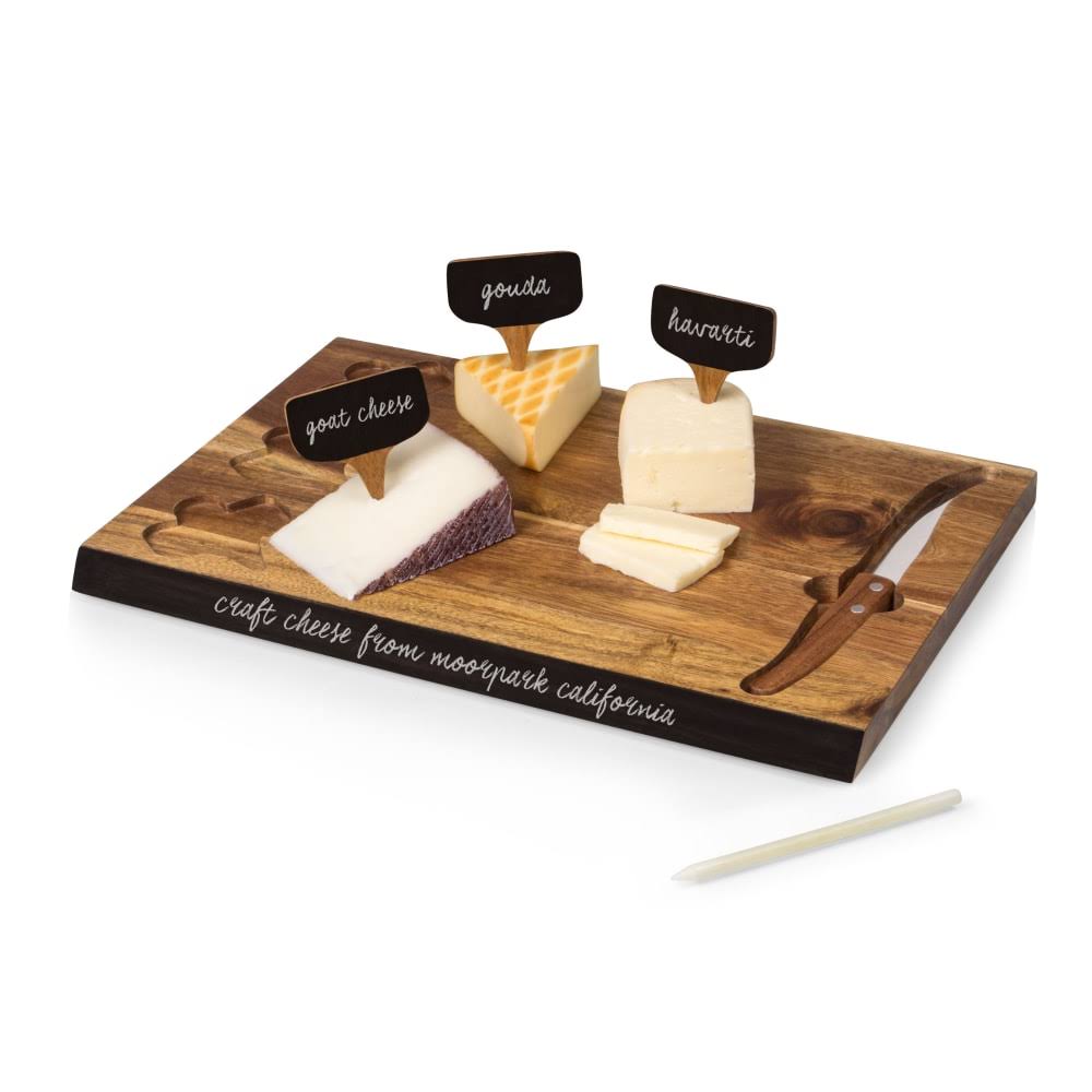 Acacia Cheese Board and Tools Set Q623883