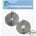 2-Pack 8 inch 6 Turns & 6 inch 5 Turns Surface Burner Elements D200