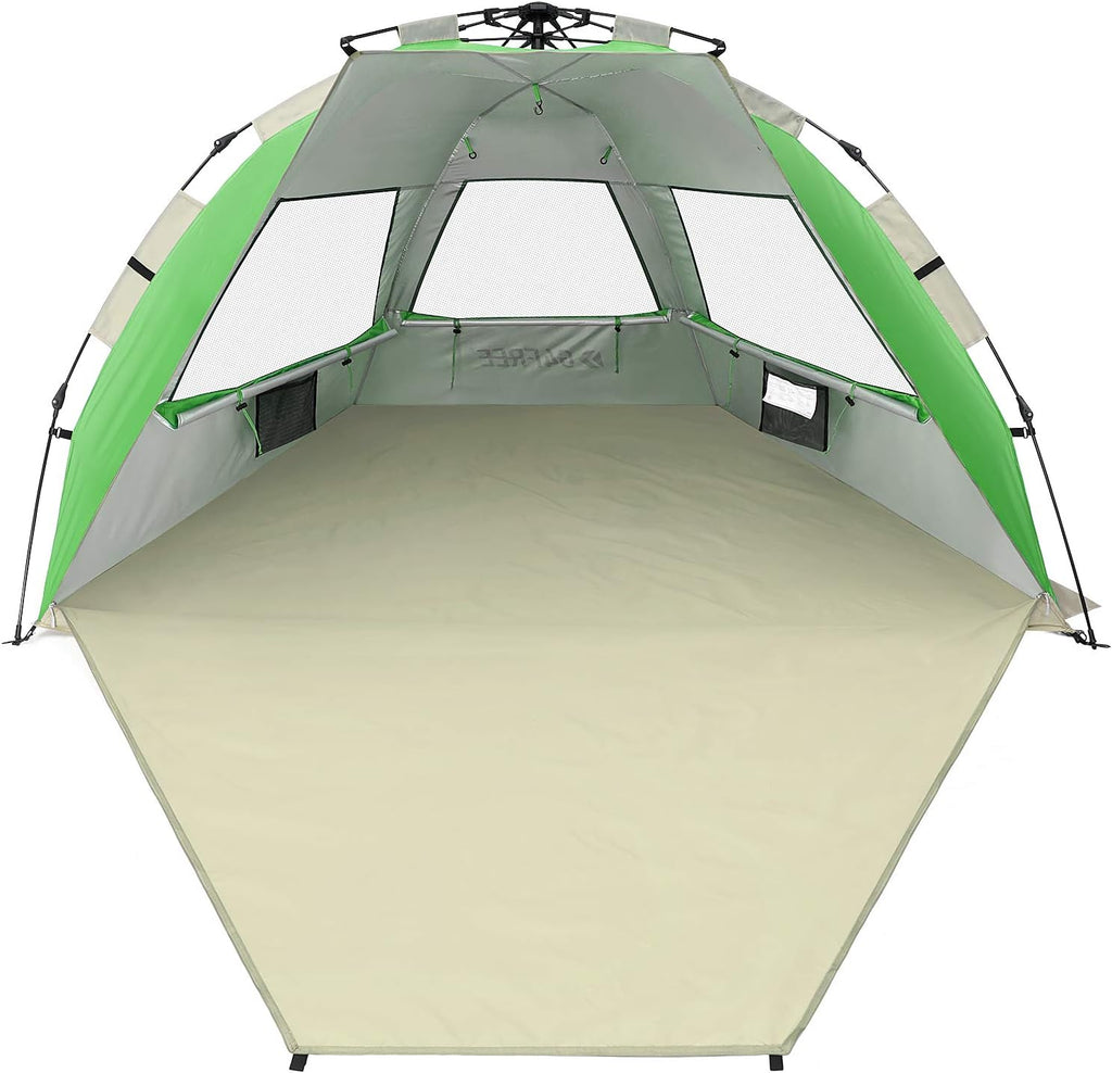 Pop Up Beach Tent Sun Shelter Canopy with UPF 50+ UV Protection I405