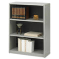 Gray 3-Shelf Bookcase I117