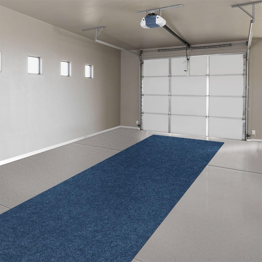 Indoor Outdoor Carpet with Rubber Marine Backing - Blue - 6 Feet x 50 Feet S9232