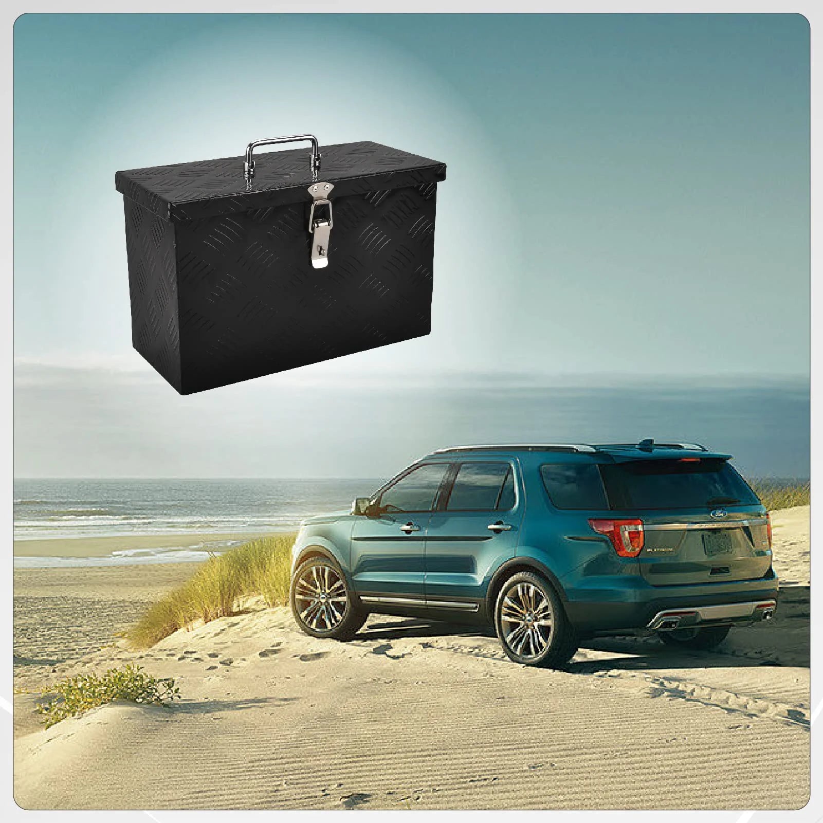 16 Inch Aluminum Pickup Tool Box Black L85149