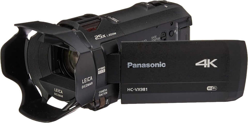 4K Ultra HD Video Camera Camcorder with 20X Optical Zoom, HDR Capture, Wi-Fi (Black) K175