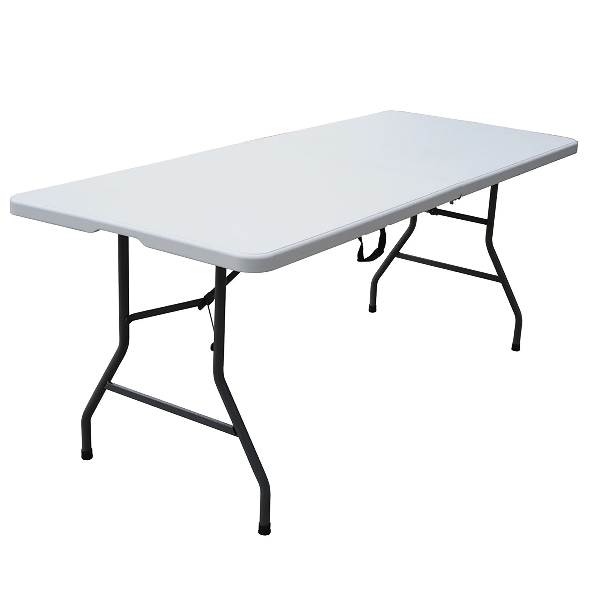 6' Folding Banquet Table & Folding Chairs (4 Pack) L3012