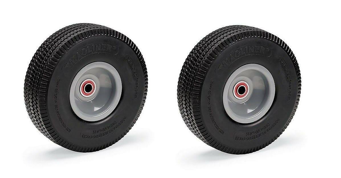 Pack of 2 Flat Free Foam Filled Hand Truck Tire R2160