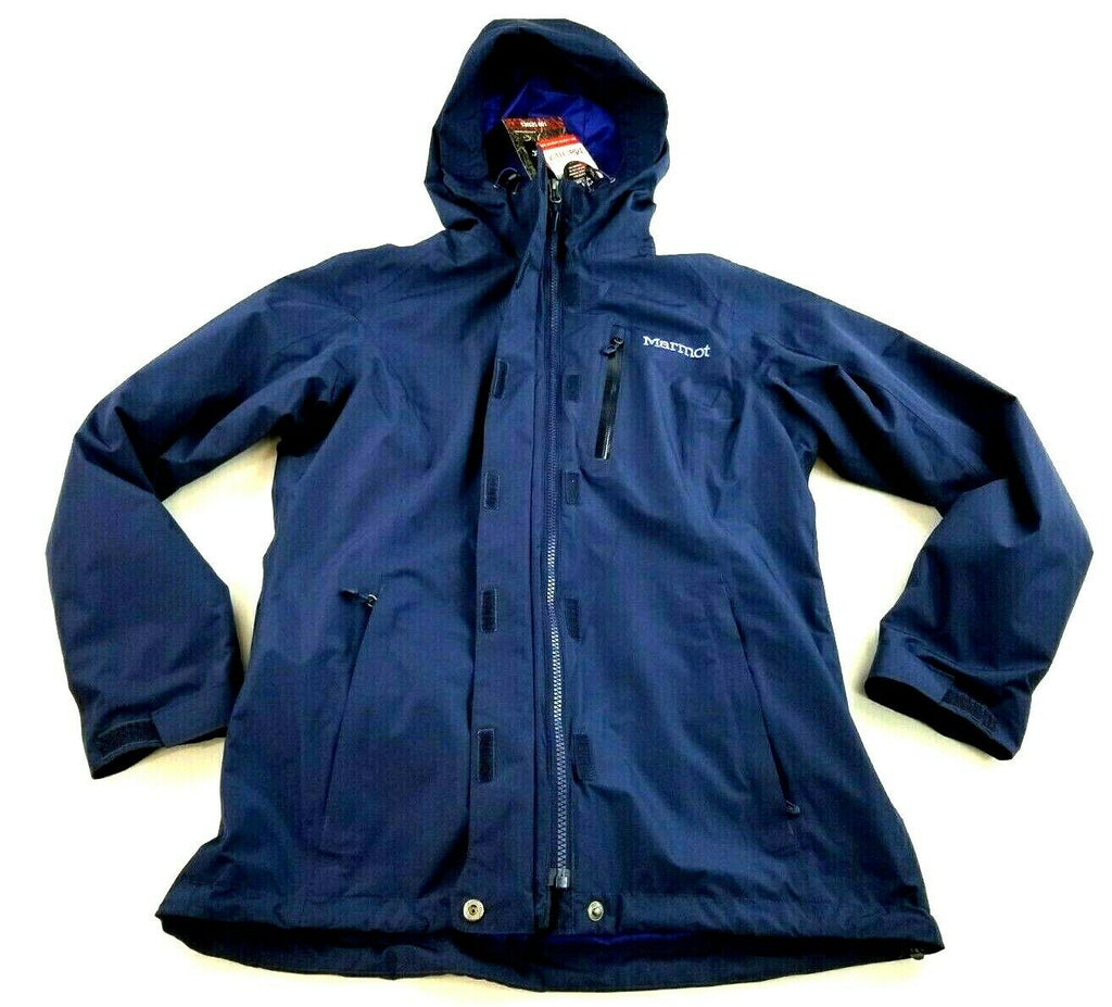 Navy Hooded Polartec 100 Women Jacket S741