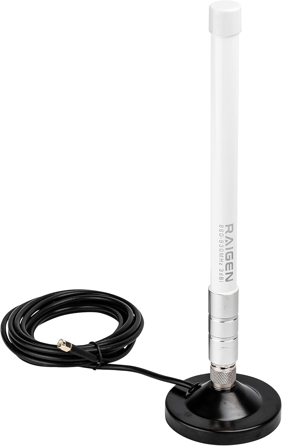Fiberglass Antenna & Magnetic Base, N-Male & SMA Male Connector 6.5ft Cable for 915Mhz Hotspot Miner (5.8 dbi) J9862