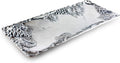 Metal Grapevine Oblong Serving Tray Sand Casted in Aluminum 19 inch x 8 inch K99356