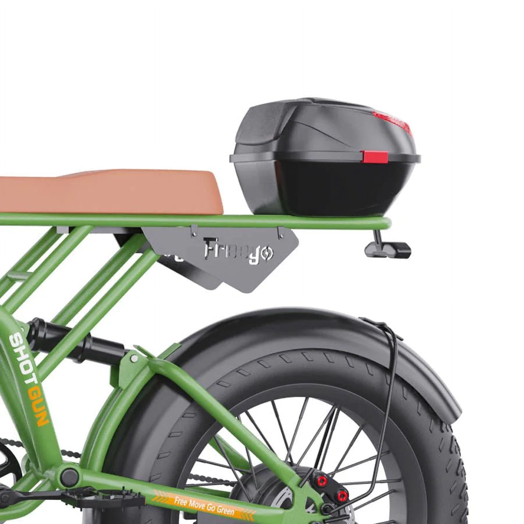Black Electric Bike Rear Trunk P562