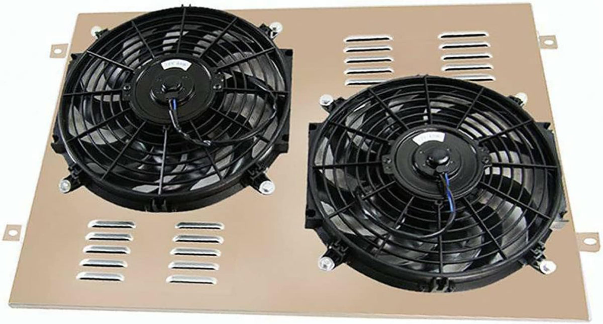 Aluminum Radiator Shroud 12" Fan for Ford F100 F250 F350 F150 D976