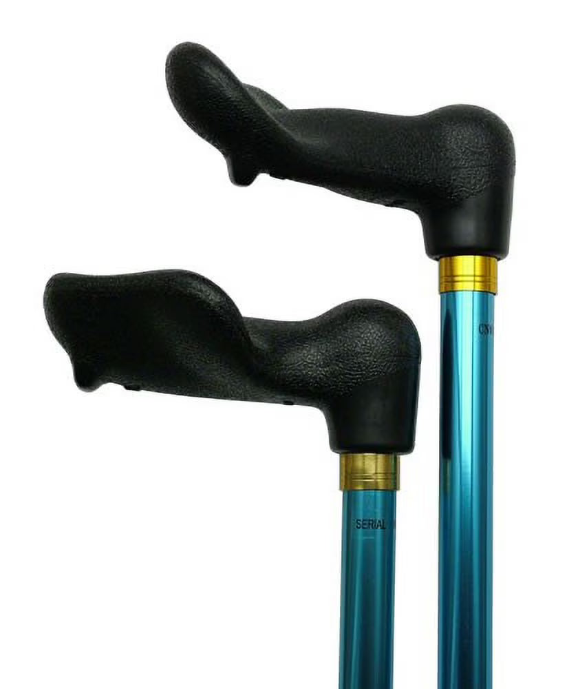 Adjustable Aluminum Cane with Palm Grip P248