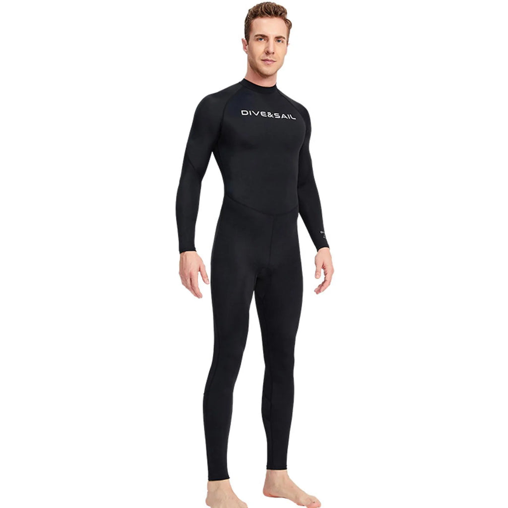 Black Back Zip Diving Wetsuit XXL B20101