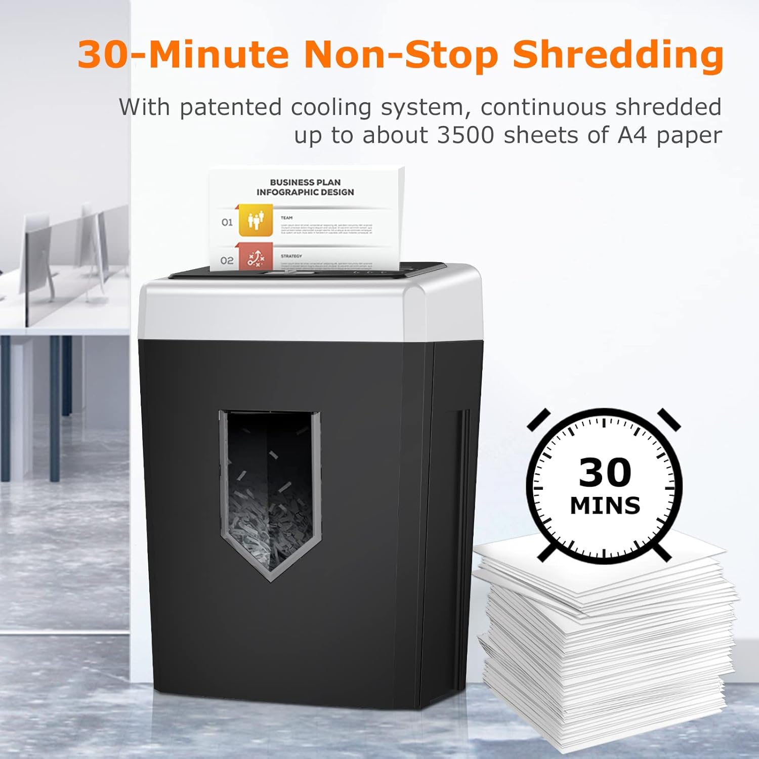 14-Sheet Cross-Cut Paper Shredder S714