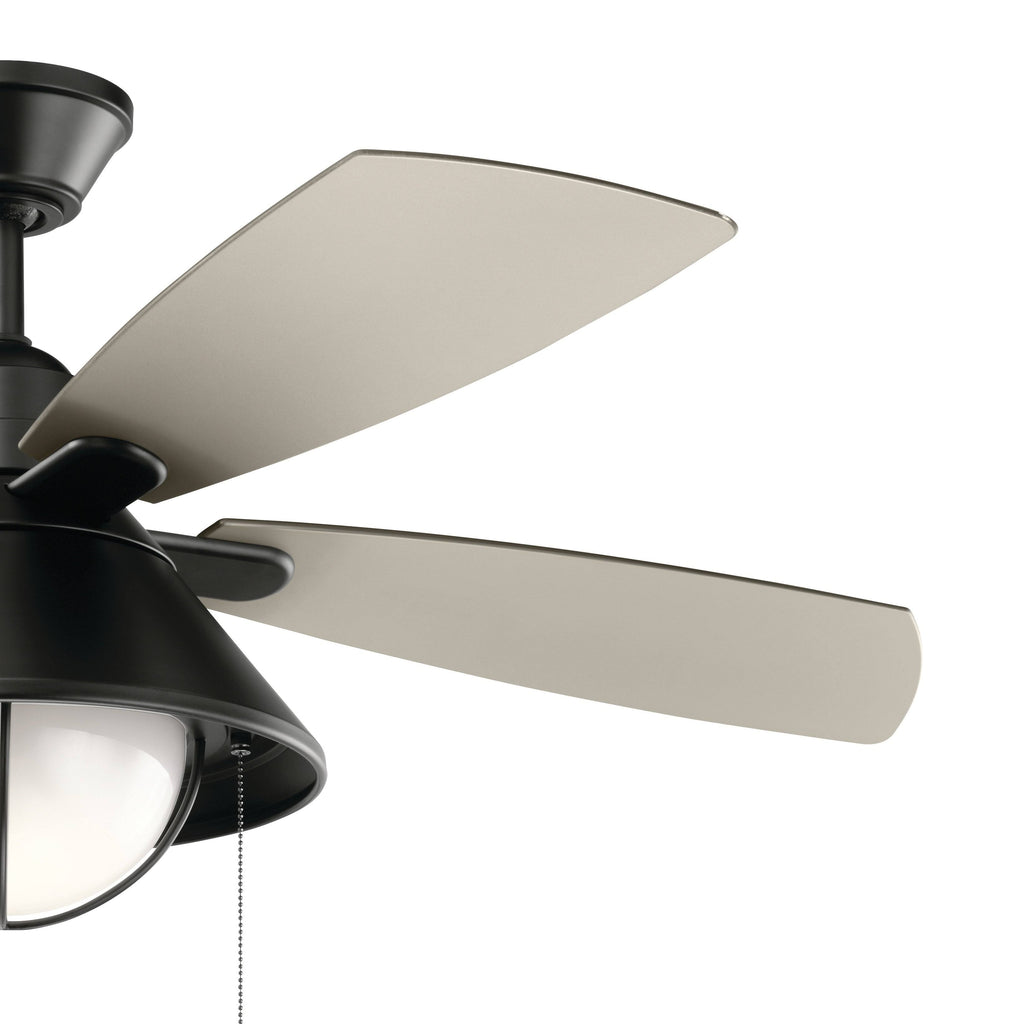Satin Black LED Ceiling Fan S11084