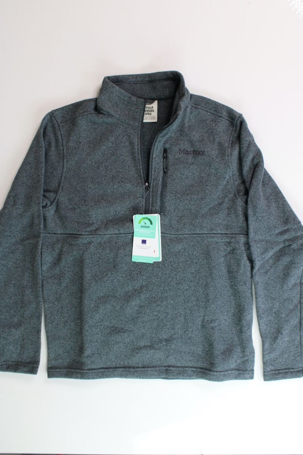 Steel Grey 1/2 Zip Fleece Jacket R2356