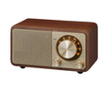 Wood Cabinet Mini Bluetooth Speaker with FM Tuner and Aux-in X8359