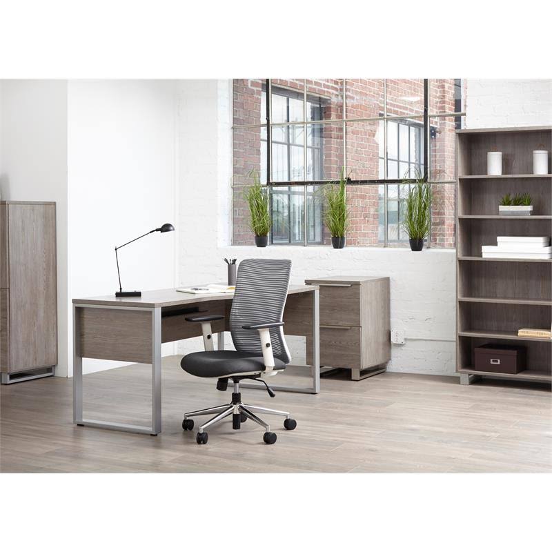 Grey Bookcase B137