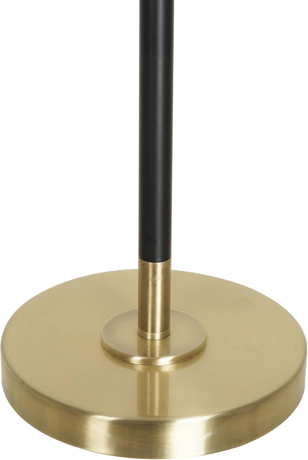 Black & Antique Brass 2-Light Table Lamp Z9035